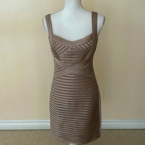 BCBGMaxAzria Rivas Banded Mini Dress - Picture 1 of 7